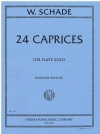 24の小奇想曲（ウィリアム・シャーデ） (フルート)【24 Caprices】