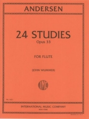 24の練習曲・Op.33（カール・ヨアヒム・アンデルセン）  (フルート)【24 Studies, Op. 33】