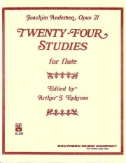 24の練習曲・Op.21（カール・ヨアヒム・アンデルセン）  (フルート)【24 Studies, Op. 21】