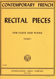 20世紀のフランス人作曲家によるリサイタル曲集・第1巻  (フルート＋ピアノ)【French Xx Century Recital Pieces:Volume I】