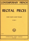 20世紀のフランス人作曲家によるリサイタル曲集・第1巻  (フルート＋ピアノ)【French Xx Century Recital Pieces:Volume I】