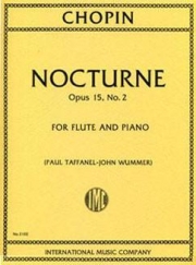 ノクチュルヌ・Op.15・No.2（フレデリック・ショパン）  (フルート＋ピアノ)【Nocturne, Op. 15 No. 2】