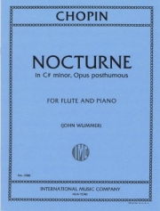 ノクチュルヌ・嬰ハ短調・遺作（フレデリック・ショパン）  (フルート＋ピアノ)【Nocturne in C-sharp minor】