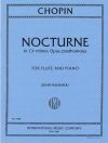 ノクチュルヌ・嬰ハ短調・遺作（フレデリック・ショパン）  (フルート＋ピアノ)【Nocturne in C-sharp minor】