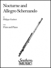 ノクチュルヌとアレグロ・スケルツァンド（フィリップ・ゴーベール ）  (フルート＋ピアノ)【Nocturne and Allegro Scherzando】