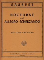 ノクチュルヌとアレグロ・スケルツァンド（フィリップ・ゴーベール）  (フルート＋ピアノ)【Nocturne And Allegro Scherzando】