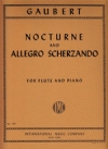ノクチュルヌとアレグロ・スケルツァンド（フィリップ・ゴーベール）  (フルート＋ピアノ)【Nocturne And Allegro Scherzando】