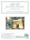 パリの音楽学校が厳選したフルート曲集  (フルート＋ピアノ)【Flute Solos From The Paris Conservatory】
