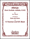 ハレルヤ（「踊れ喜べ幸いなる魂よ」 KV165より）（モーツァルト） (フルート＋ピアノ)【Alleluja (from Exultate Jubilate, K165)】