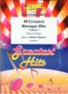 バロック・40曲集・第1集  (フルート＋ピアノ)【40 Greatest Baroque Hits Volume 1】