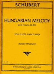 ハンガリー風のメロディ・ニ短調・D.817（フランツ・シューベルト）  (フルート＋ピアノ)【Hungarian Melody in D minor, D. 817】