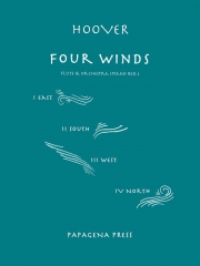 フォー・ウィンズ（キャサリン・フーバー）  (フルート＋ピアノ)【Four Winds】