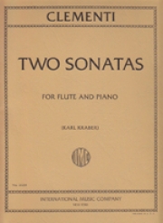 2つのソナタ・Op.2（ムツィオ・クレメンティ）（フルート＋ピアノ）【Two Sonatas, Op. 2】
