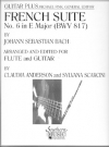 フランス組曲・No.6・ホ長調・BWV817（バッハ）（フルート＋ピアノ）【French Suite No. 6 in E Major, BWV 817】