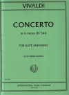 フルート協奏曲・イ短調・RV.440（アントニオ・ヴィヴァルディ）（フルート＋ピアノ）【Concerto in A minor, RV 440】
