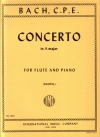 フルート協奏曲・イ長調・WQ168（カール・フィリップ・エマヌエル・バッハ）（フルート＋ピアノ）【Concerto In A Major】