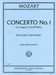 フルート協奏曲・第1番・ト長調・K313（モーツァルト）（フルート＋ピアノ）【Concerto #1 In G Major K313】