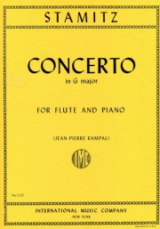 フルート協奏曲・ト長調・Op.29（カール・シュターミッツ）（フルート＋ピアノ）【Concerto In G Major Op.29】