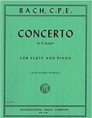 フルート協奏曲・ト長調・WQ169（カール・フィリップ・エマヌエル・バッハ）（フルート＋ピアノ）【Concerto in G major】