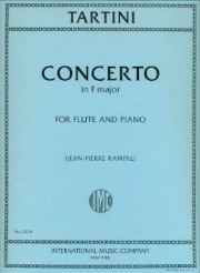フルート協奏曲・ヘ長調（ジュゼッペ・タルティーニ）（フルート＋ピアノ）【Concerto in F major】