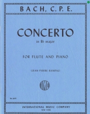 フルート協奏曲・変ロ長調・WQ167（カール・フィリップ・エマヌエル・バッハ）（フルート＋ピアノ）【Concerto in B-flat major】