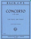 フルート協奏曲・変ロ長調・WQ167（カール・フィリップ・エマヌエル・バッハ）（フルート＋ピアノ）【Concerto in B-flat major】