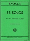 フルート奏者のための33の独奏曲（バッハ）（フルート）【33 Solos for the Virtuoso Flutist】