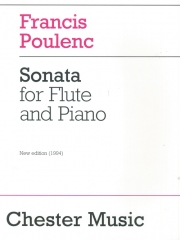 フルート・ソナタ (1994年改訂版)（フランシス・プーランク）（フルート＋ピアノ）【Sonata (Revised ed)】