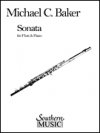 フルート・ソナタ（マイケル・ベイカー）（フルート＋ピアノ）【Sonata】