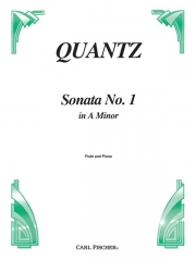 フルート・ソナタ・No.1・イ短調（ヨハン・ヨアヒム・クヴァンツ）（フルート＋ピアノ）【Sonata #1 In A Minor】