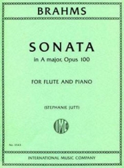 フルート・ソナタ・イ長調・Op.100（ヨハネ・ブラームス）（フルート＋ピアノ）【Sonata in A major, Op. 100】