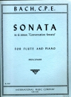 フルート・ソナタ・ト短調 WQ161（カール・フィリップ・エマヌエル・バッハ）（フルート＋ピアノ）【Sonata in G minor Conversation Sonata】