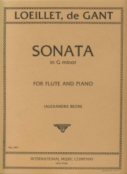 フルート・ソナタ・ト短調（ジャン＝バティスト・ルイエ）（フルート＋ピアノ）【Sonata in G minor】