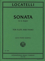 フルート・ソナタ・ト長調・Op.2・No.4（ピエトロ・ロカテッリ）（フルート＋ピアノ）【Sonata in G major】