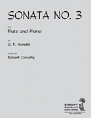 フルート・ソナタ・No.３ (ヘンデル)（フルート＋ピアノ）【Sonata #3】