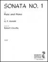 フルート・ソナタ・No.１ (ヘンデル)（フルート＋ピアノ）【Sonata #1 In E Minor】