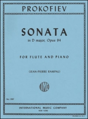 フルート・ソナタ・ニ長調・Op.94（セルゲイ・プロコフィエフ）（フルート＋ピアノ）【Sonata in D Major Op.94】