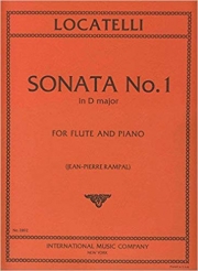 フルート・ソナタ・ニ長調・Op.1（ピエトロ・ロカテッリ）（フルート＋ピアノ）【Sonata No. 1 in D major】