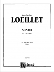 フルート・ソナタ・ヘ長調（ジャン・バティスト・ルイエ）（フルート＋ピアノ）【Sonata In F Major】