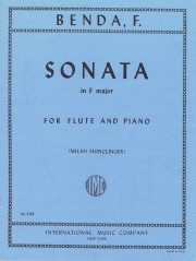 フルート・ソナタ・ヘ長調（フランツ・ベンダ）（フルート＋ピアノ）【Sonata in F major】