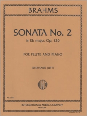 フルート・ソナタ・変ホ長調・Op.120 No.2（ヨハネス・ブラームス）（フルート＋ピアノ）【Sonata in E-flat major, Opus 120, No. 2】