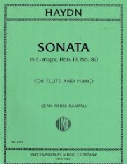 フルート・ソナタ・変ホ長調・Op.76 No.6（ハイドン）（フルート＋ピアノ）【Sonata in E-flat major, Hob. III, No. 80】