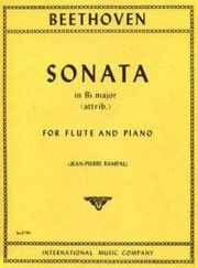 フルート・ソナタ・変ロ長調（ベートーヴェン）（フルート＋ピアノ）【Sonata in B-flat major】