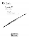 フルート・ソナタ・No.6 ホ長調（バッハ）（フルート＋ピアノ）【Sonata No. 6 in E】