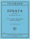 フルート・ソナタ・ロ短調 TWV41:ｈ4 （テレマン）（フルート＋ピアノ）【Sonata in B minor (with Cello ad lib.)】