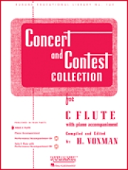 フルートのためのコンサート＆コンテスト・コレクション（フルート+ピアノ）【Concert And Contest Collection For C Flute】