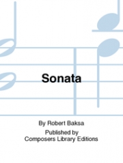 フルートとハープシコードのためのソナタ（ロバート・バクサ）【Sonata For Flute and Harpsichord】