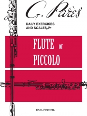 フルートとピッコロのための日課練習曲とスケール（ガブリエル・パレ）【Daily Exercises and Scales for Flute or Piccolo】