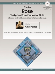 フルートのための32の練習曲（フルート）【Thirty-Two Rose Etudes for Flute】