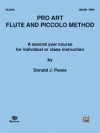プロ・アート・メソッド・第2巻（ドナルド・Ｊ・ピーズ）（フルート）【Pro Art Flute and Piccolo Method:Book 2】